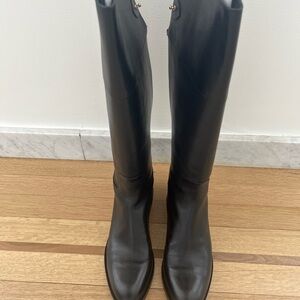 NEW! COLE HAAN TALL BOOTS - black leather